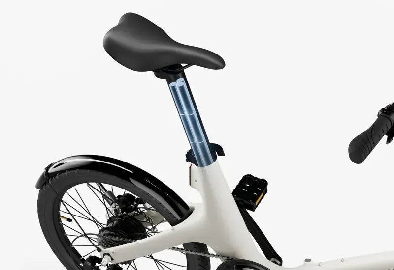 Urtopia Carbon Fold Step-Thru eBike in Creme-3