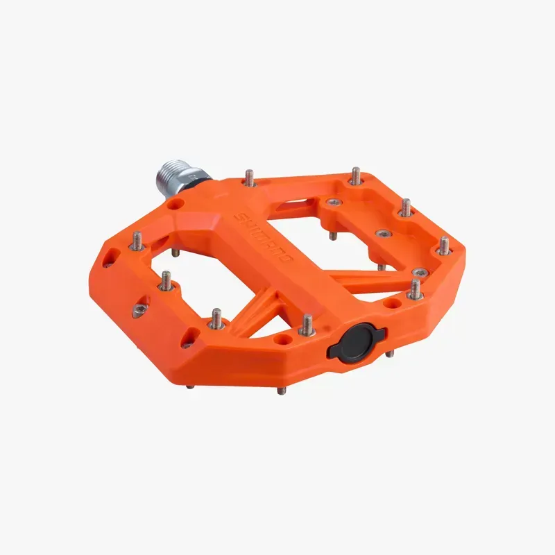 Shimano PD-GR400 Deore Flat Pedals in Orange-5