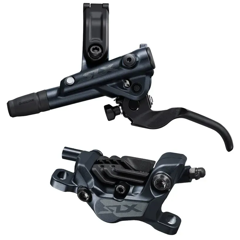 Shimano BR-M7120 SLX 4-piston Left Hand Disk Brake Set in Black